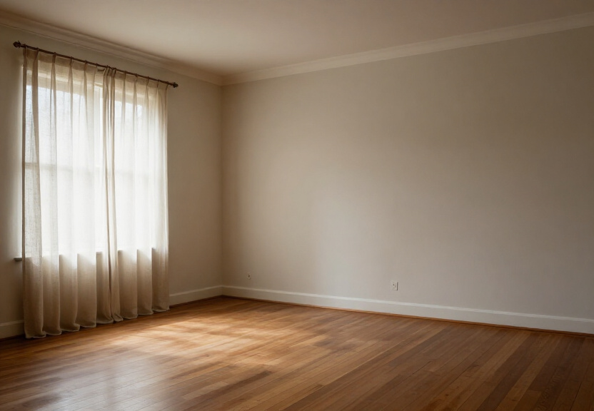 Treated walls in a Clyde home after mould prevention